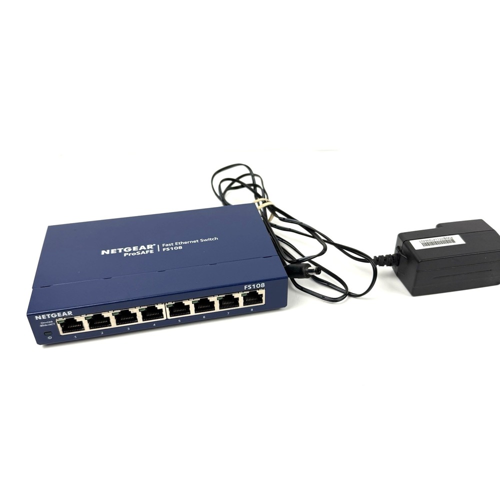 Netgear FS108 ProSafe V3‎ 8-port 10/100mb/s Switch Power Adapter